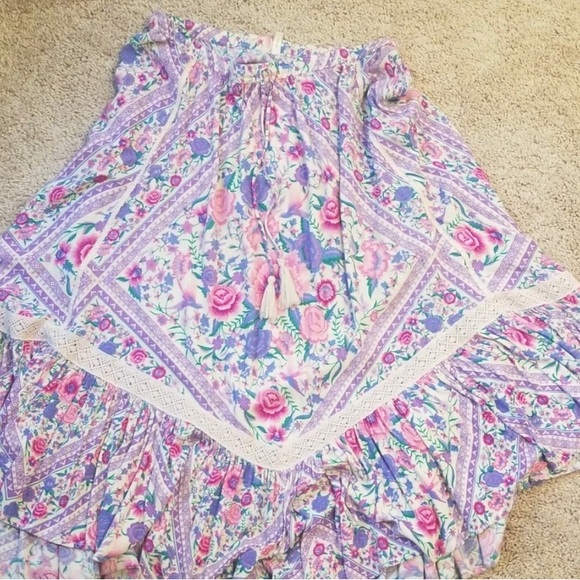 Spell & The Gypsy Lavender Babushka Maxi Skirt in Medium - Picture 4 of 8